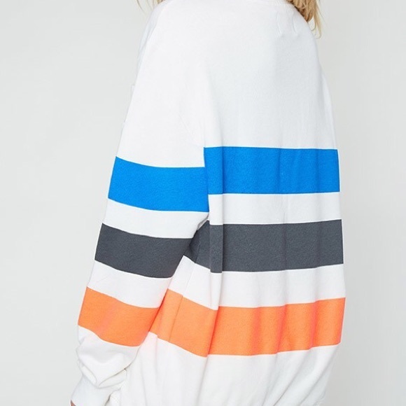🍊Last 1! Oversized Color Block Sweatshirt - Picture 6 of 8